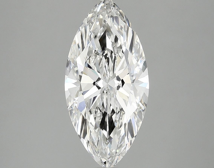 2.07 Carat Marquise Shaped Excellent Cut VVS2 IGI Certified Lab Grown Diamond