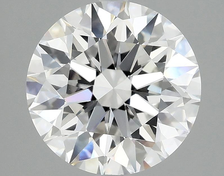 3.09 Carat Round Shaped Excellent Cut VVS2 IGI Certified Lab Grown Diamond