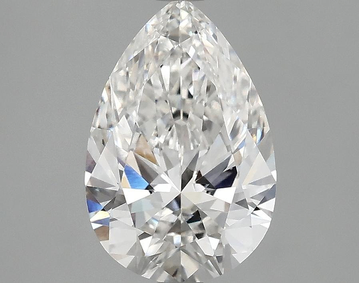 2.12 Carat Pear Shaped Excellent Cut VVS2 IGI Certified Lab Grown Diamond