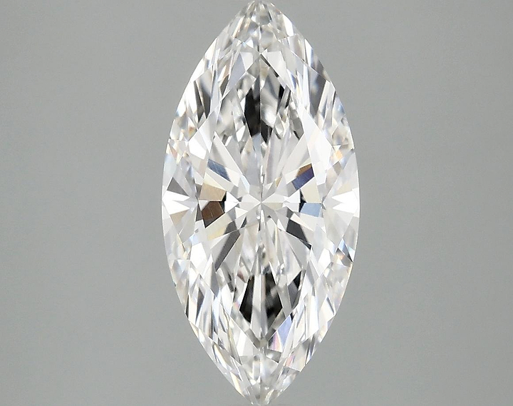 2.02 Carat Marquise Shaped Excellent Cut VVS2 IGI Certified Lab Grown Diamond