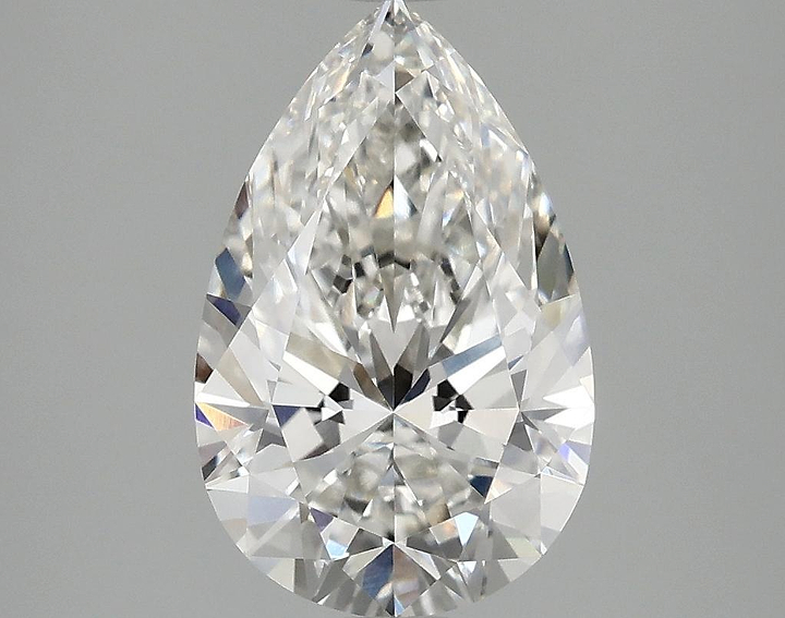 2.59 Carat Pear Shaped Ideal Cut VVS2 IGI Certified Lab Grown Diamond