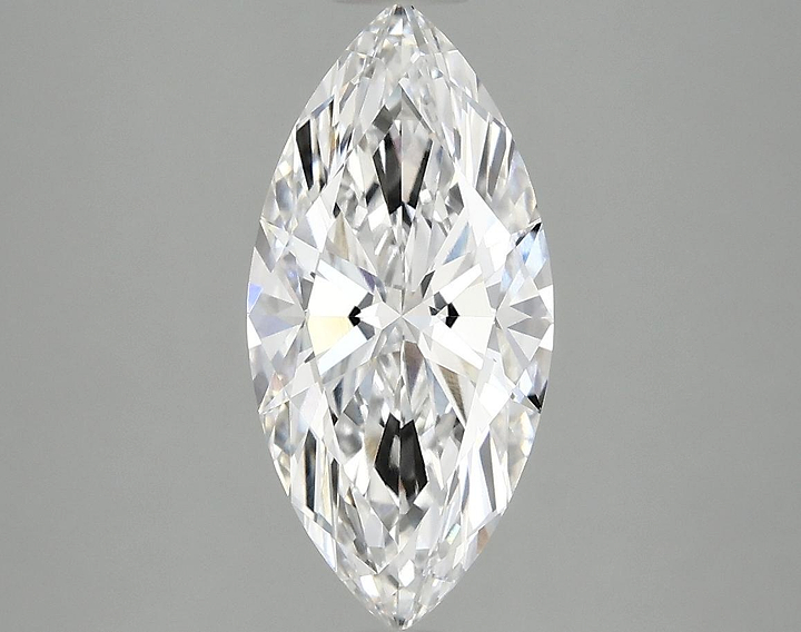 2.06 Carat Marquise Shaped Excellent Cut VVS2 IGI Certified Lab Grown Diamond
