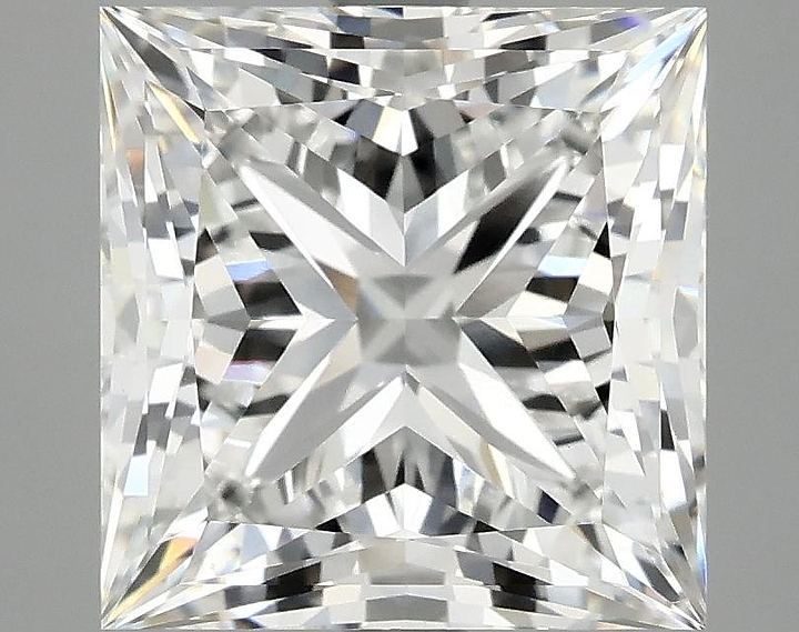 4.98 Carat Princess Shaped Ideal Cut VS1 IGI Certified Lab Grown Diamond