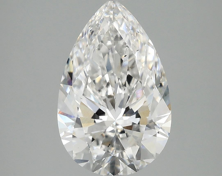 3.09 Carat Pear Shaped Ideal Cut VS2 IGI Certified Lab Grown Diamond