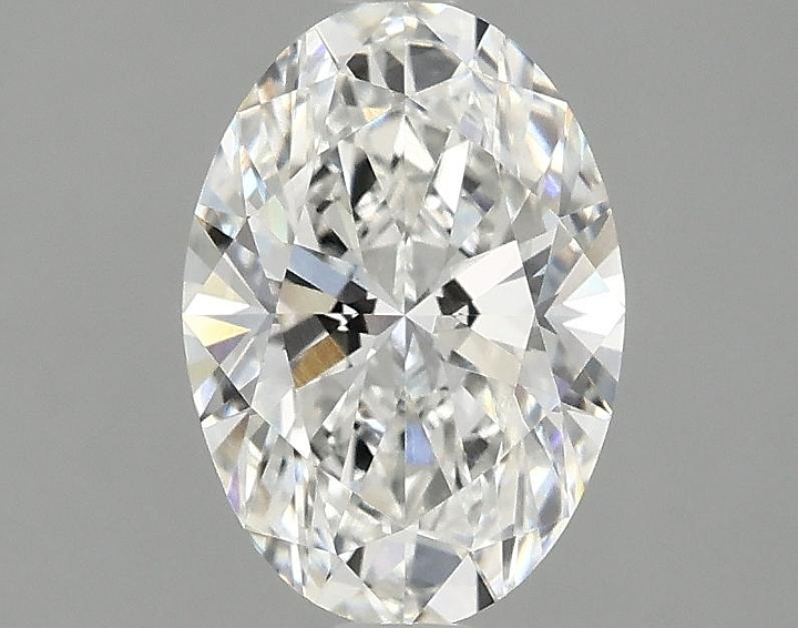 1.55 Carat Oval Shaped Ideal Cut VVS2 IGI Certified Lab Grown Diamond
