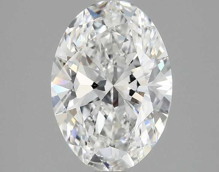 2.09 Carat Oval Shaped Ideal Cut VVS2 IGI Certified Lab Grown Diamond