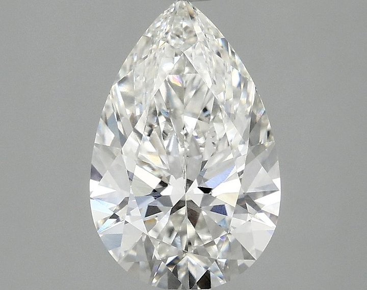 2.06 Carat Pear Shaped Ideal Cut VVS2 IGI Certified Lab Grown Diamond