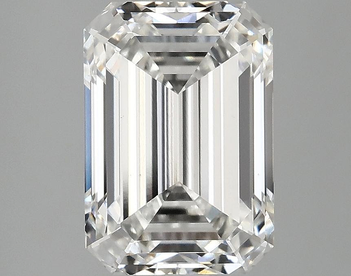 3.05 Carat Emerald Shaped Ideal Cut VVS2 IGI Certified Lab Grown Diamond