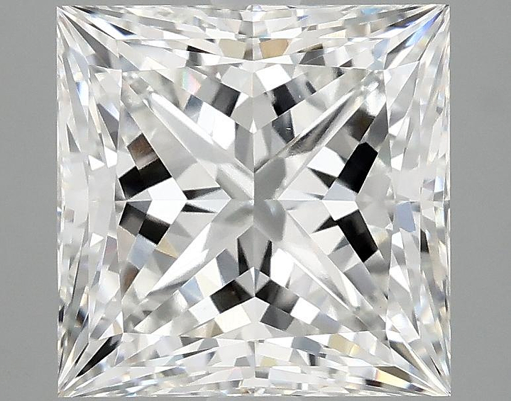 4.11 Carat Princess Shaped Ideal Cut VVS2 IGI Certified Lab Grown Diamond