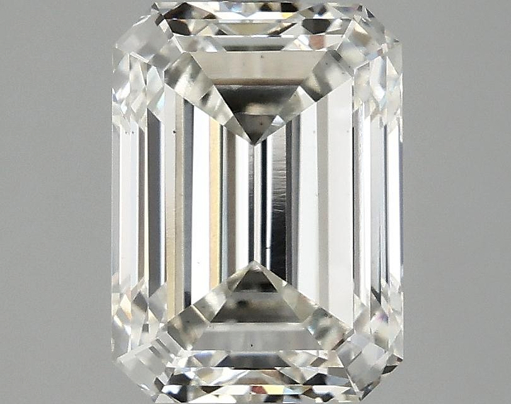 2.96 Carat Emerald Shaped Excellent Cut VS2 IGI Certified Lab Grown Diamond