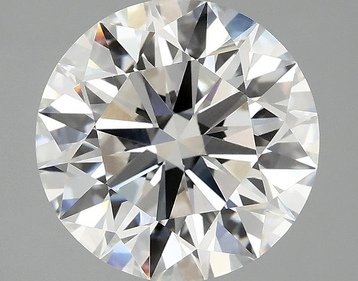 3.09 Carat Round Shaped Excellent Cut VVS2 IGI Certified Lab Grown Diamond
