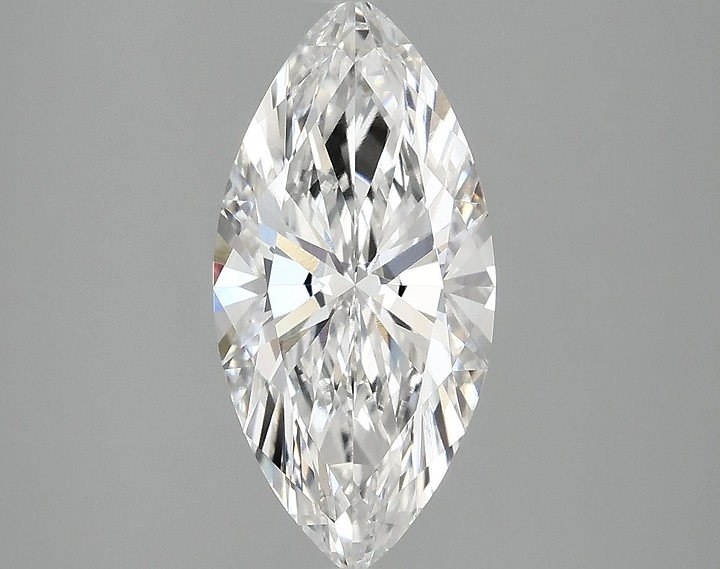2.02 Carat Marquise Shaped Excellent Cut VVS2 IGI Certified Lab Grown Diamond