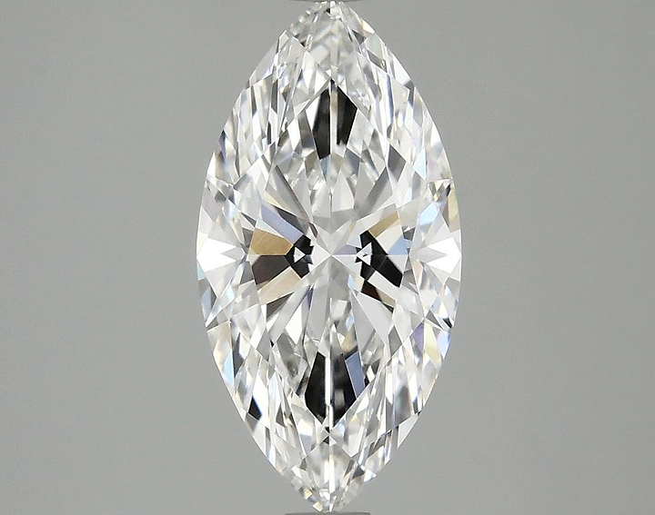 2.01 Carat Marquise Shaped Ideal Cut VVS2 IGI Certified Lab Grown Diamond