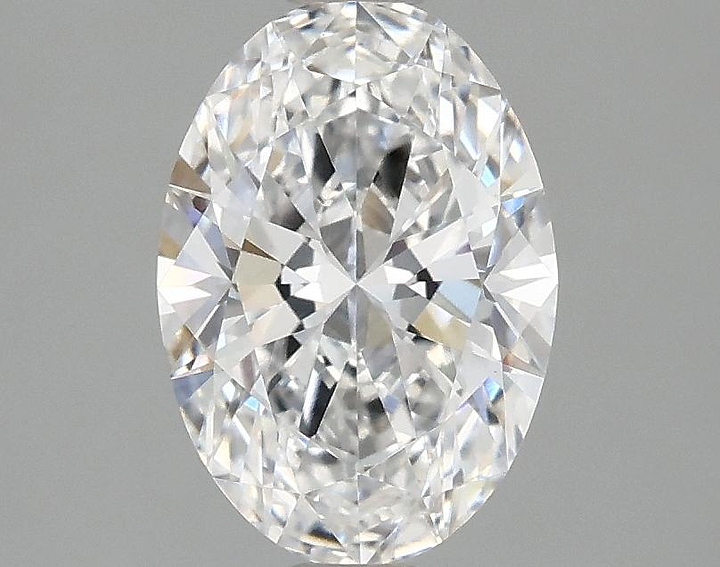 1.55 Carat Oval Shaped Ideal Cut VVS2 IGI Certified Lab Grown Diamond