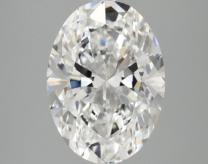 3.03 Carat Oval Shaped Ideal Cut VVS2 IGI Certified Lab Grown Diamond
