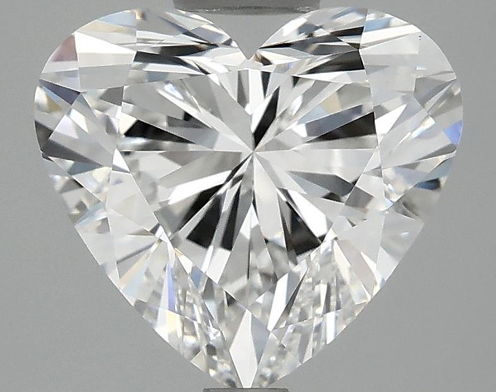3.04 Carat Heart Shaped Ideal Cut VVS2 IGI Certified Lab Grown Diamond