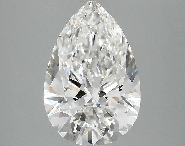 3.08 Carat Pear Shaped Excellent Cut VS1 IGI Certified Lab Grown Diamond