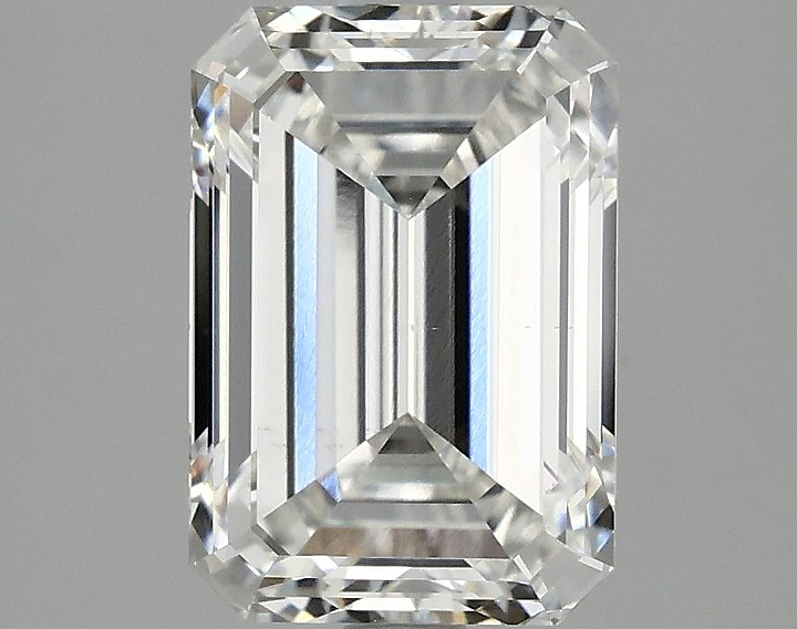 2.97 Carat Emerald Shaped Ideal Cut VS2 IGI Certified Lab Grown Diamond