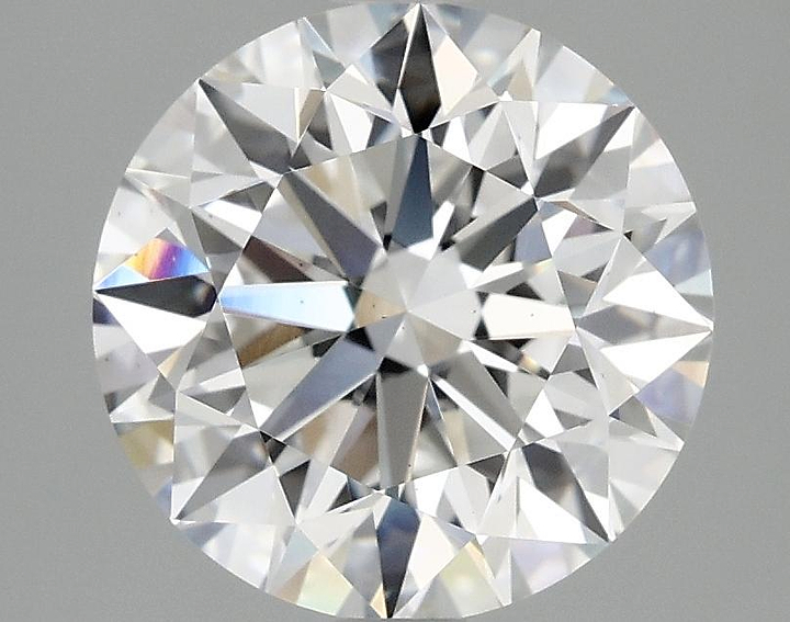 3.09 Carat Round Shaped Excellent Cut VS2 IGI Certified Lab Grown Diamond