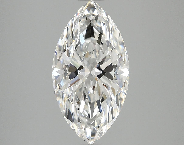 2.99 Carat Marquise Shaped Excellent Cut VVS2 IGI Certified Lab Grown Diamond