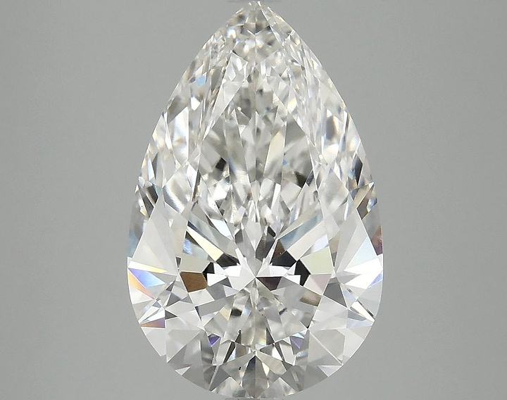 4.09 Carat Pear Shaped Ideal Cut VS2 IGI Certified Lab Grown Diamond
