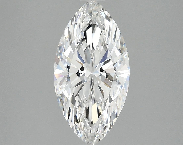 2.1 Carat Marquise Shaped Ideal Cut VVS2 IGI Certified Lab Grown Diamond