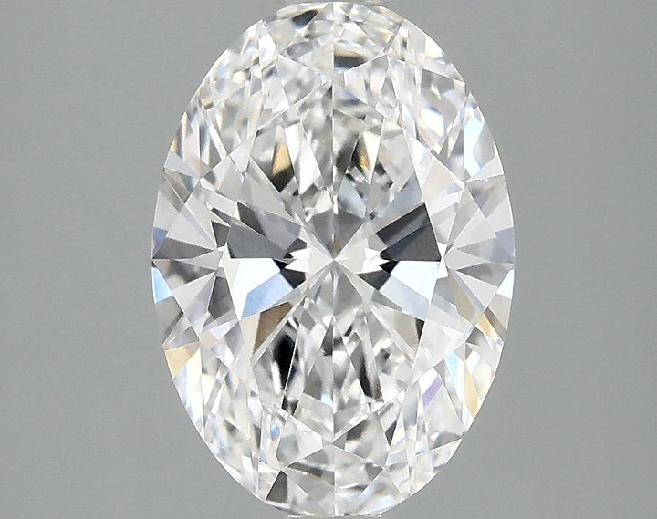 2.1 Carat Oval Shaped Ideal Cut VVS2 IGI Certified Lab Grown Diamond