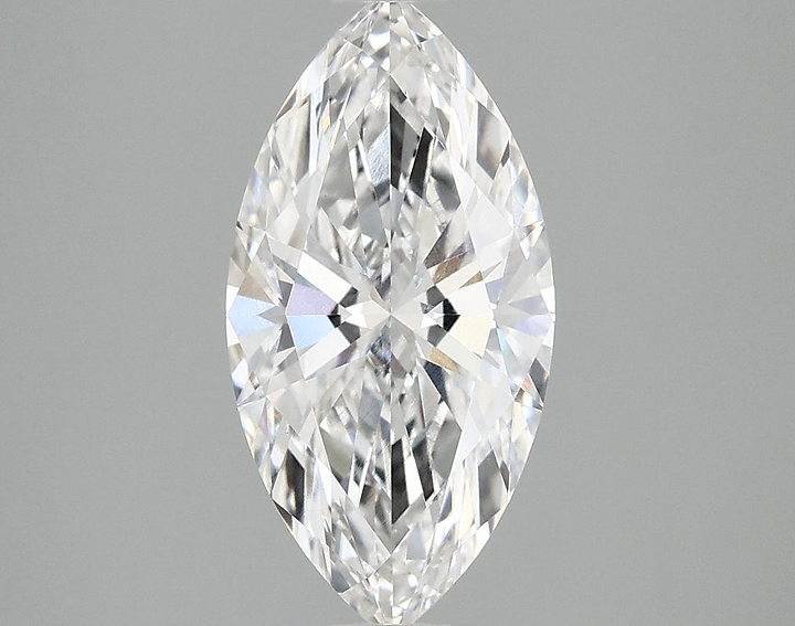 2.05 Carat Marquise Shaped Ideal Cut VVS2 IGI Certified Lab Grown Diamond