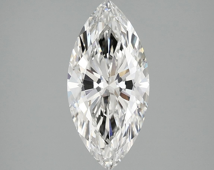 2.01 Carat Marquise Shaped Excellent Cut VVS2 IGI Certified Lab Grown Diamond