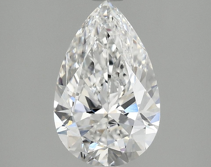 1.99 Carat Pear Shaped Ideal Cut VVS2 IGI Certified Lab Grown Diamond