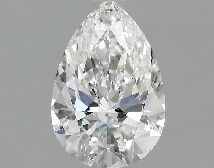0.98 Carat Pear Shaped Excellent Cut VVS2 IGI Certified Lab Grown Diamond