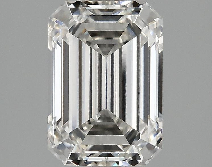 2.1 Carat Emerald Shaped Ideal Cut VVS1 IGI Certified Lab Grown Diamond