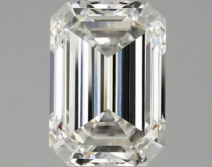 2.07 Carat Emerald Shaped Ideal Cut VVS2 IGI Certified Lab Grown Diamond
