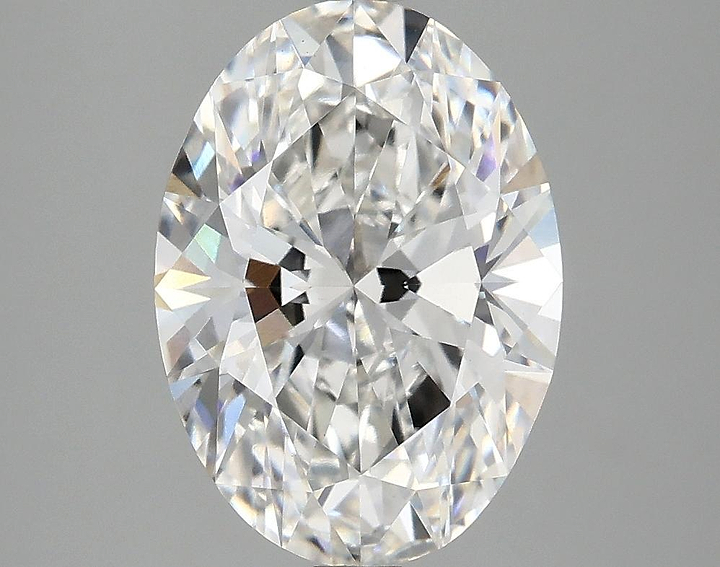 3.08 Carat Oval Shaped Ideal Cut VVS2 IGI Certified Lab Grown Diamond