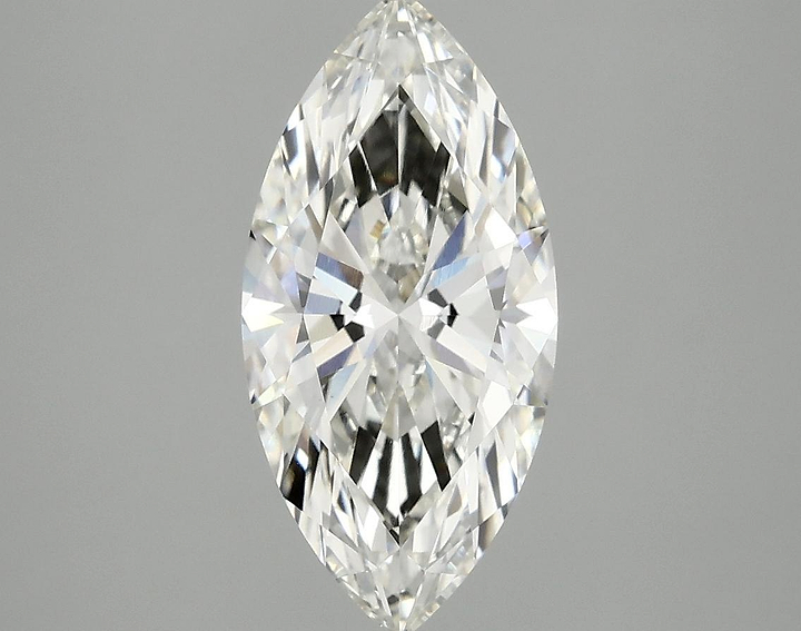 2.1 Carat Marquise Shaped Excellent Cut VVS2 IGI Certified Lab Grown Diamond