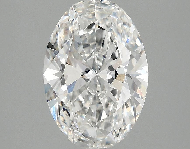 2.08 Carat Oval Shaped Ideal Cut VVS2 IGI Certified Lab Grown Diamond