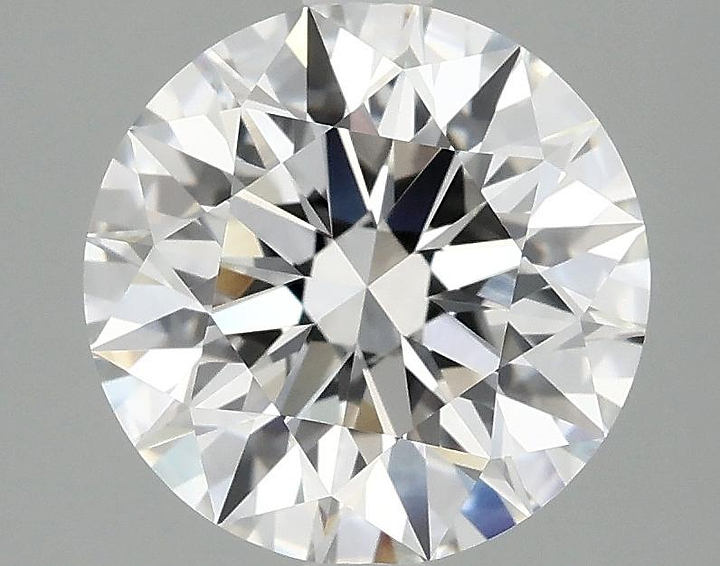 3.07 Carat Round Shaped Excellent Cut VVS2 IGI Certified Lab Grown Diamond