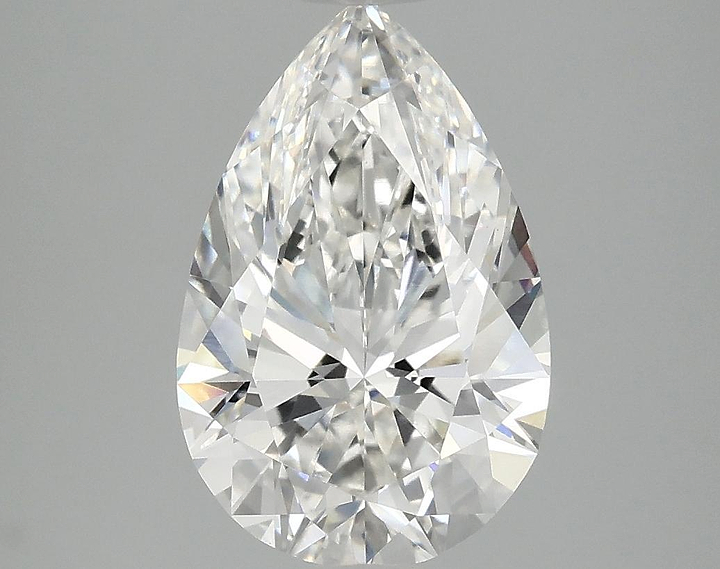 3.02 Carat Pear Shaped Excellent Cut VVS2 IGI Certified Lab Grown Diamond