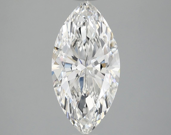 2.1 Carat Marquise Shaped Ideal Cut VVS2 IGI Certified Lab Grown Diamond