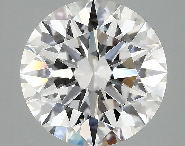 3.08 Carat Round Shaped Ideal Cut VVS2 IGI Certified Lab Grown Diamond
