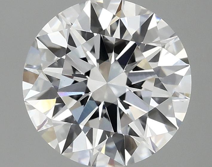 2.07 Carat Round Shaped Ideal Cut VVS2 IGI Certified Lab Grown Diamond