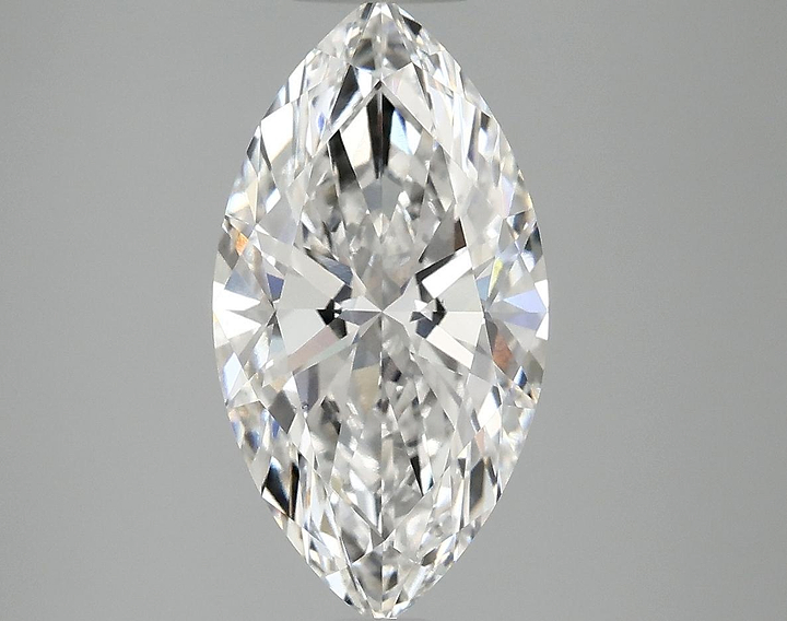 2.81 Carat Marquise Shaped Excellent Cut VS1 IGI Certified Lab Grown Diamond