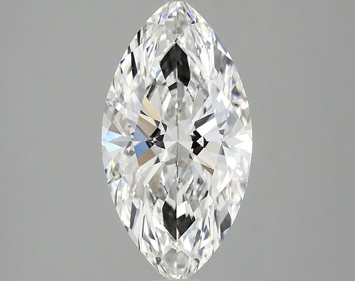1.9 Carat Marquise Shaped Ideal Cut VVS2 IGI Certified Lab Grown Diamond