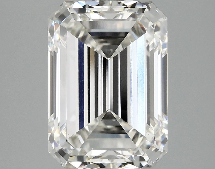 4.09 Carat Emerald Shaped Ideal Cut VS1 IGI Certified Lab Grown Diamond