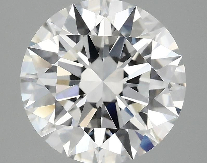 3.09 Carat Round Shaped Ideal Cut VVS2 IGI Certified Lab Grown Diamond