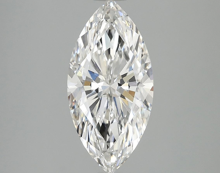 2.1 Carat Marquise Shaped Excellent Cut VVS2 IGI Certified Lab Grown Diamond