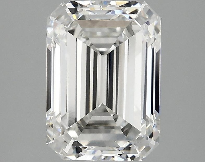 2.59 Carat Emerald Shaped Ideal Cut VS2 IGI Certified Lab Grown Diamond
