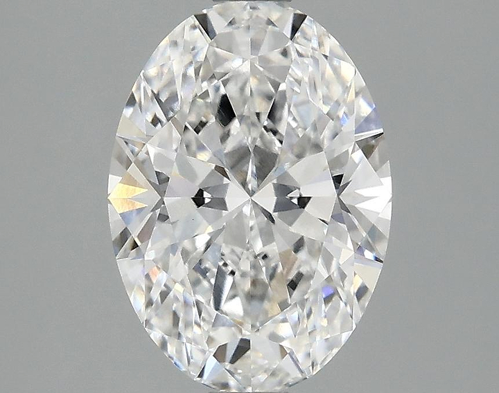 2.05 Carat Oval Shaped Ideal Cut VVS2 IGI Certified Lab Grown Diamond
