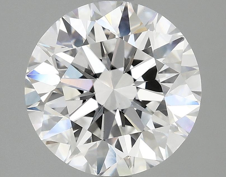 3.05 Carat Round Shaped Excellent Cut VVS2 IGI Certified Lab Grown Diamond