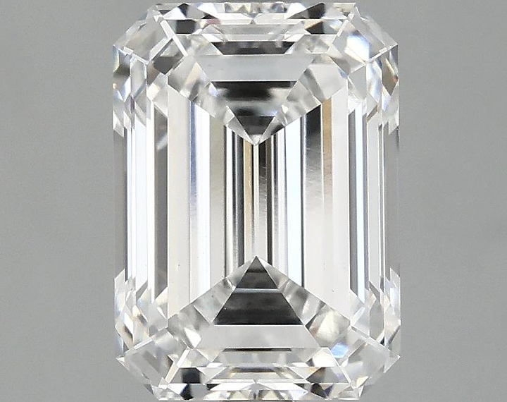 3.03 Carat Emerald Shaped Excellent Cut VS1 IGI Certified Lab Grown Diamond